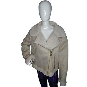 NWT Calvin Klein Off White Winter Coat CW296916